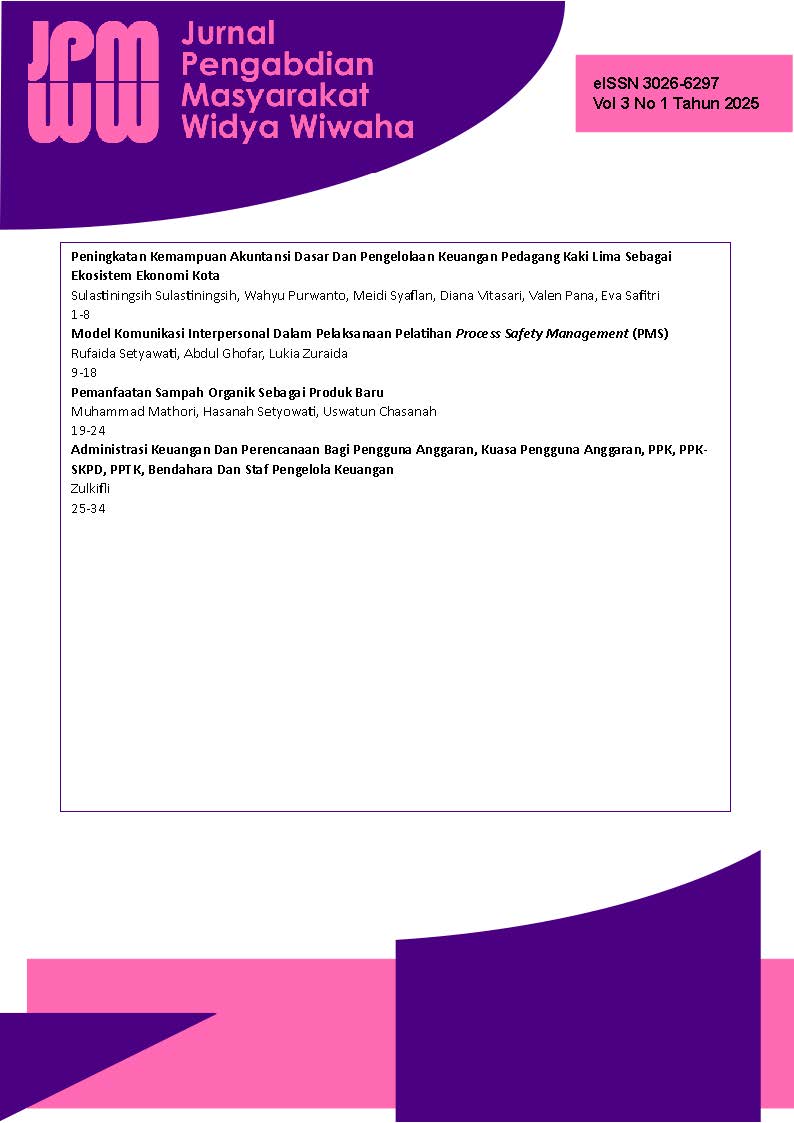 					View Vol. 3 No. 1 (2025): Jurnal Pengabdian Masyarakat Widya Wiwaha
				
